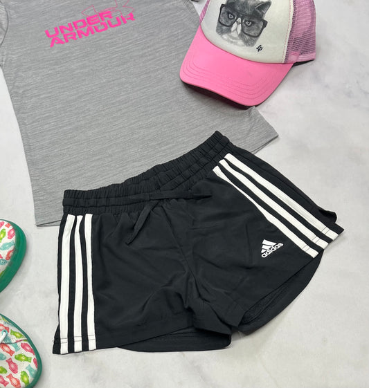 💕 Short sport noir : Adidas + 7 ans fille neuve .