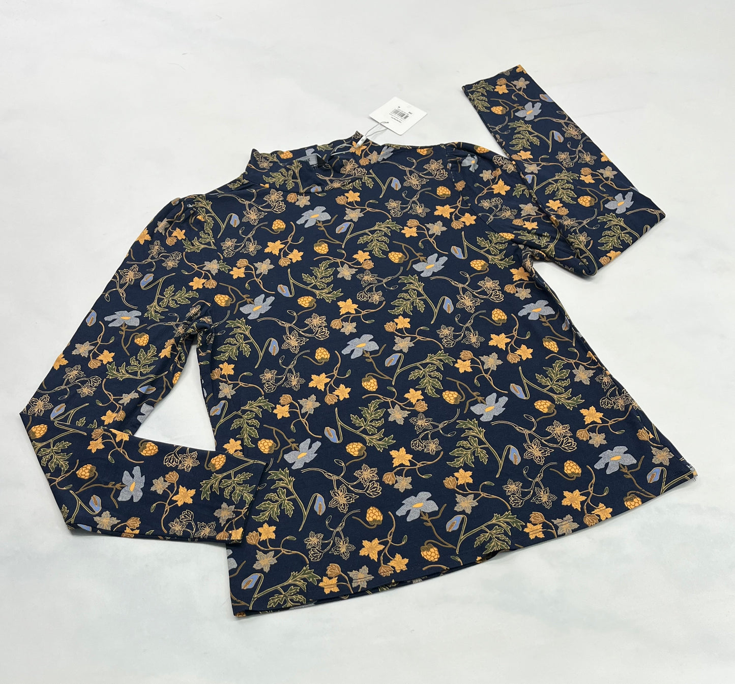 Manche longue : Col mini montant Tag neuf ! M fit ( SM-F) neuf! Beau tissu moulant et stretch .