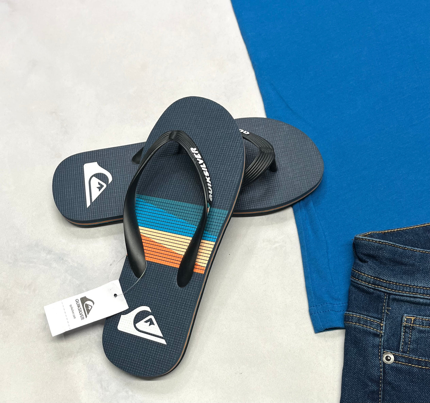 ☀️ Flip Flop : Quiksilver 7 junior garçon / ado neuf !