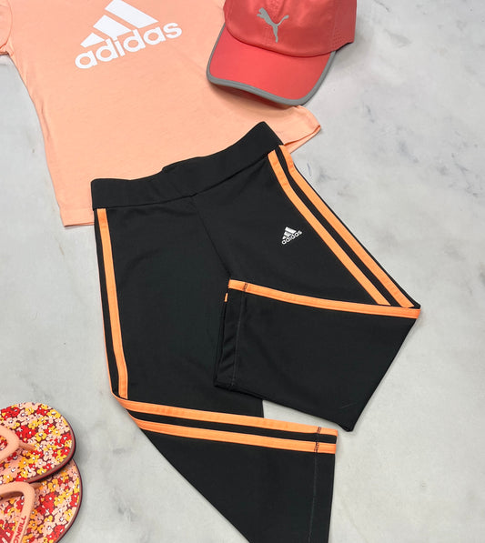 😍 Capri Adidas : tissu sport stretch fait 6X fille comme neuf !