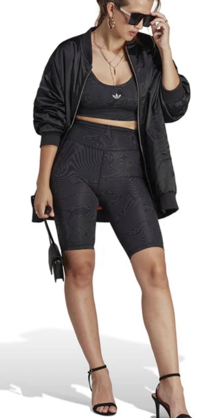 🩷Cuissard Adidas : tissu de sport stretch neuf ! Small femme taille haute .