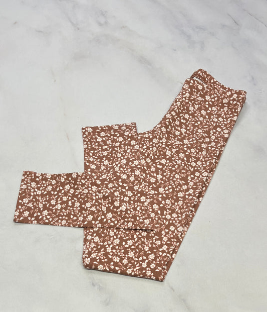 ..legging : Fleurit ( teinte de terre et beigé) neuf ! 10-12 ans