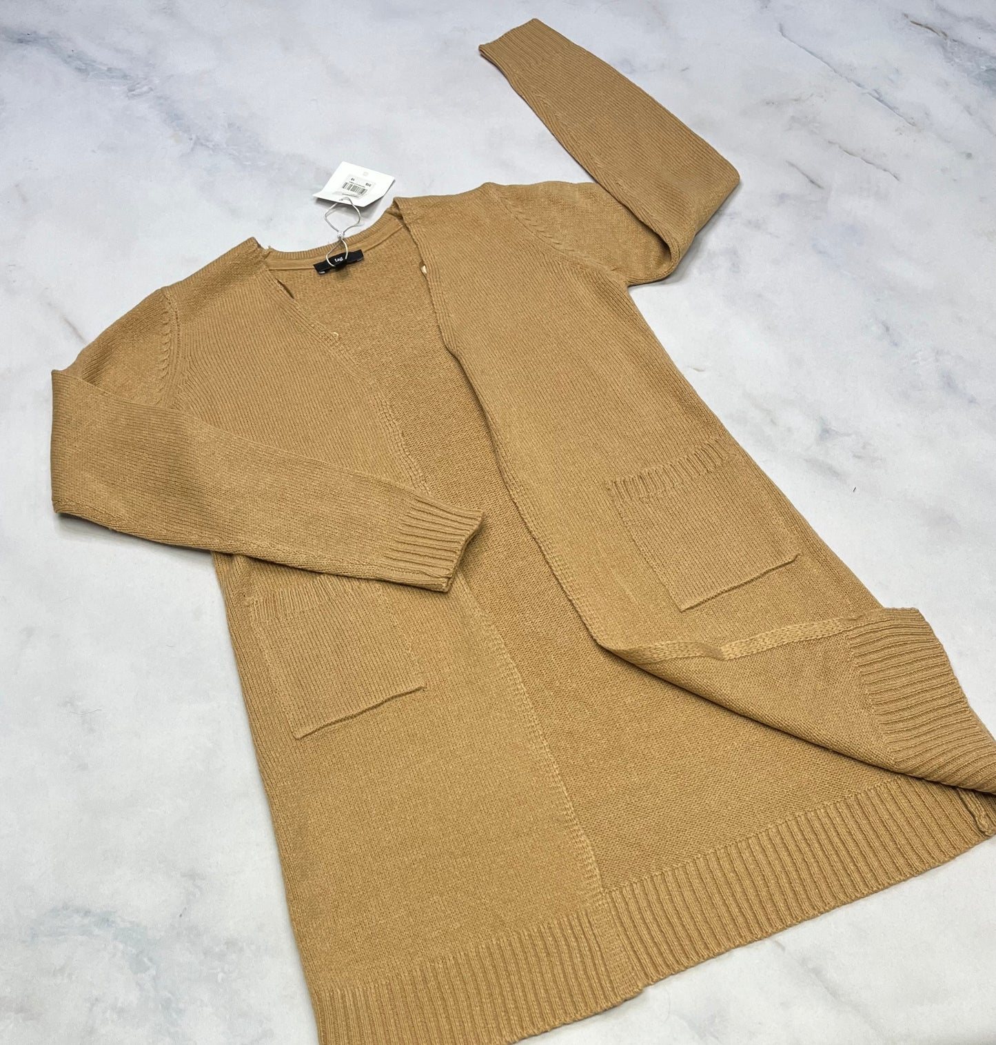 Veste : Longue en tricot Tag neuve 10(9-10 ans )