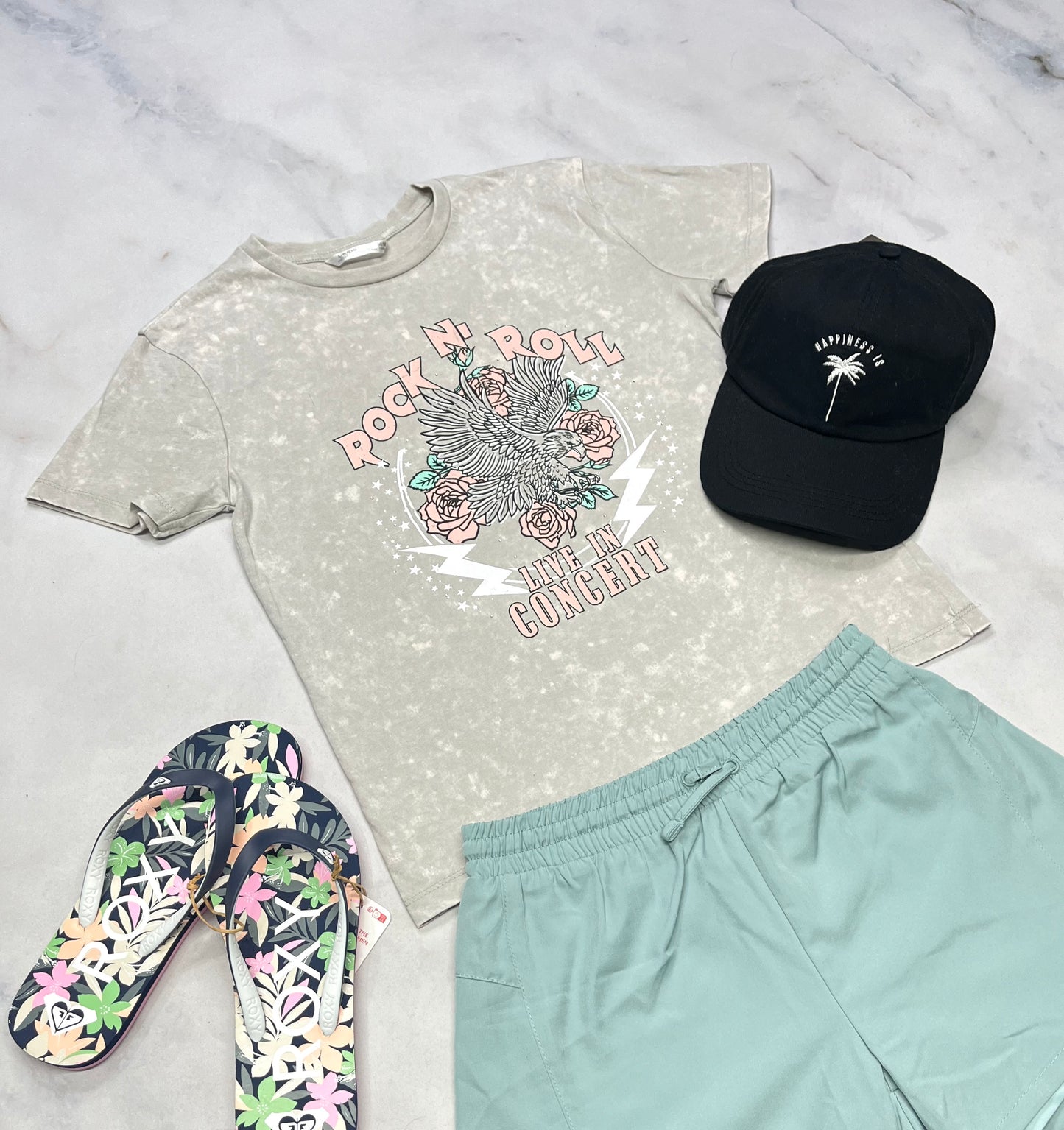 🌸 T- Shirt : gris look tie dye 10-12 ans fille coupe relax neuf !!