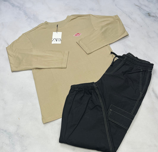 Duo neuf ! ZARA 11-12 + Jogger en coton confo 10-12 ans .