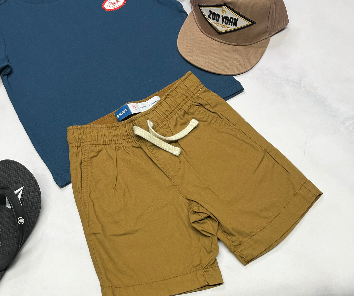 ☀️ Bermuda mou : avec taille élastique 5(4-5ans ) garçon neuf !