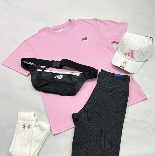 💕 T-Shirt : Boyfriend relax fit New Balance neuf ! M/ femme neuf ! Superbe avec un cuissard .