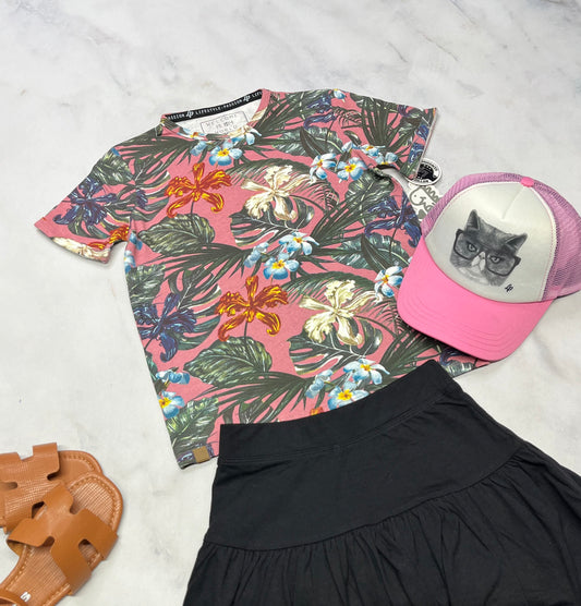🌸 LP manche courte : 7-8 ans fille neuf !