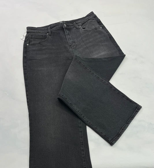 Buffalo : jeans taille haute et jambe large femme.