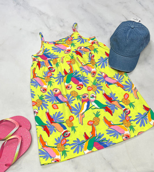 😍 Robe limette : 5-6 ans 7 ans fille neuve !