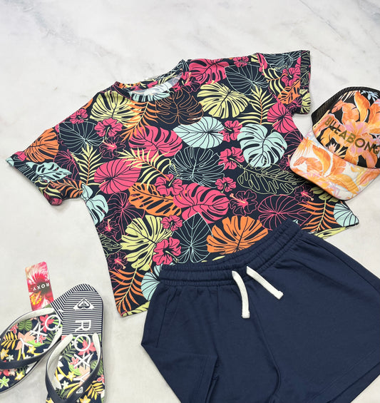 🌷Manche courte : Ultra soft / stretch 10 ans fille look ample neuf !