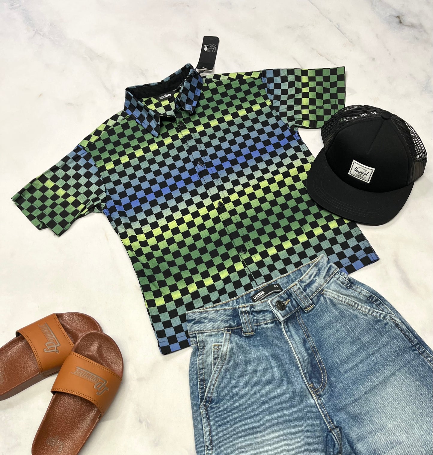💚 Chemise : Surface 6 ans garçon coupe relax fit neuve !