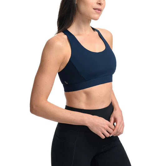 LOLË : Top sport bleu foncée ajustable neuf ! Gr : M-L-XL femme