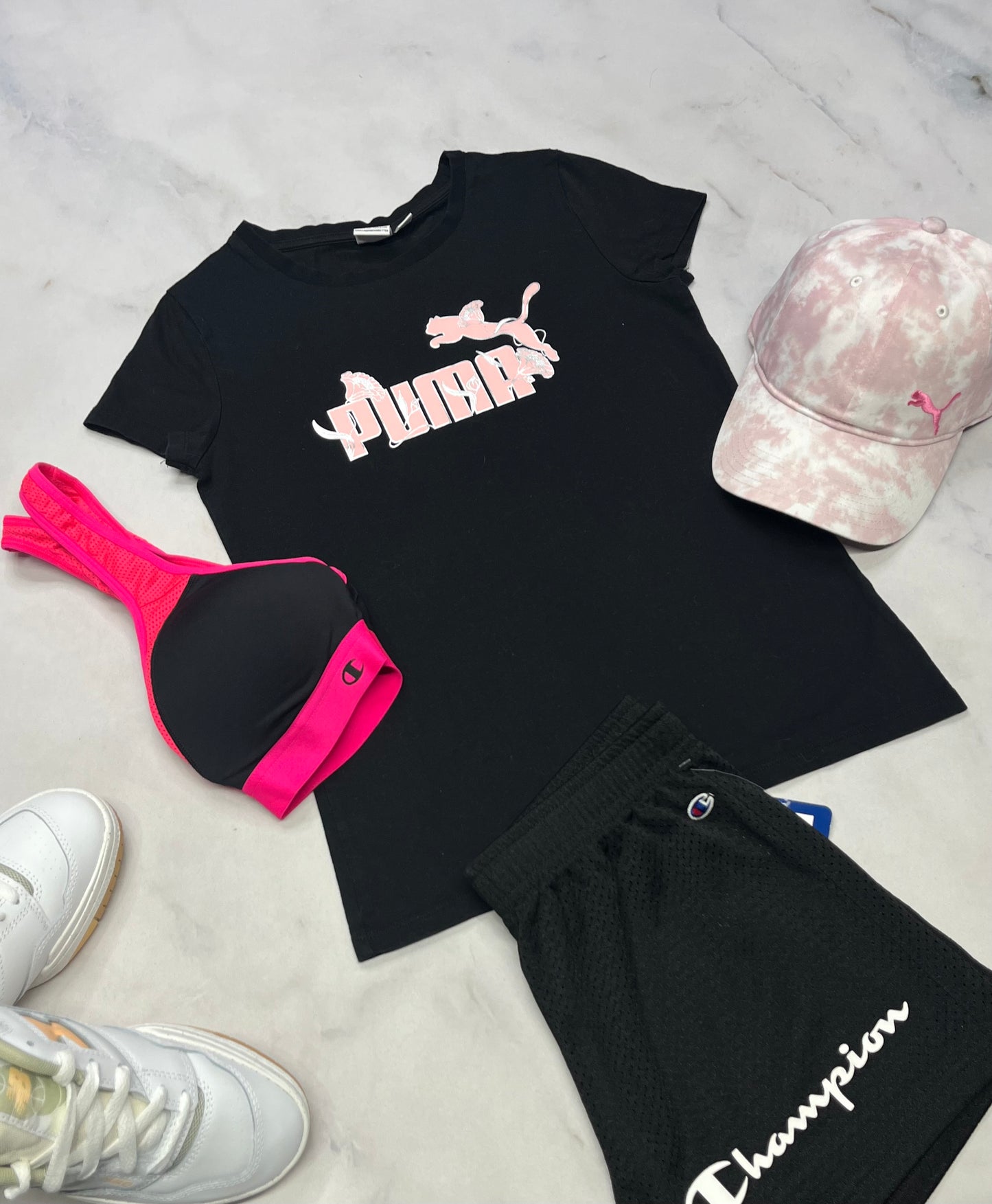 🌸 Manche courte : Puma noir + 14 ans comme neuf !