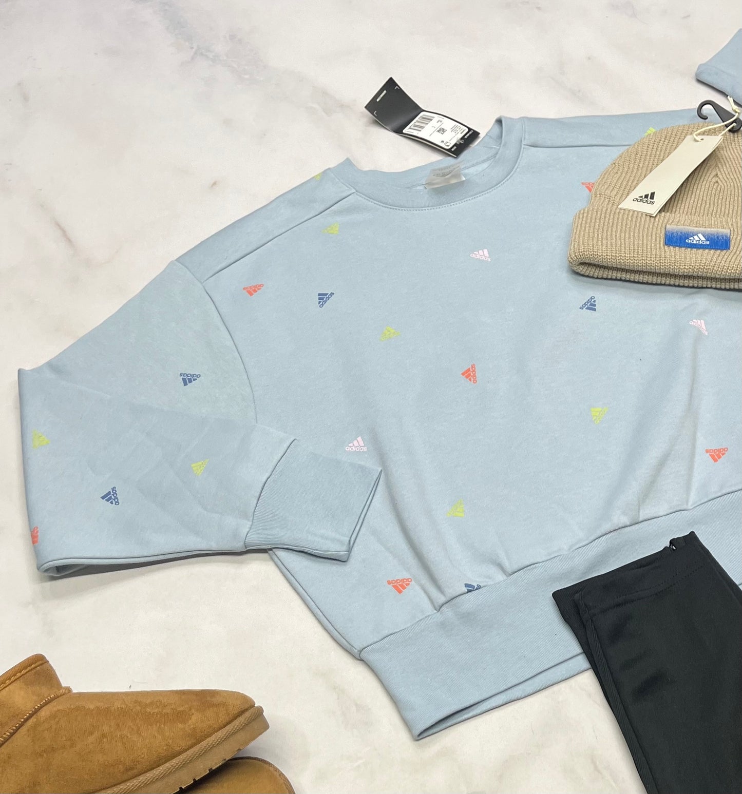 ❄️ Adidas : Ouaté incroyable 10-12 ans relax fit neuf ! Coupe tendance .