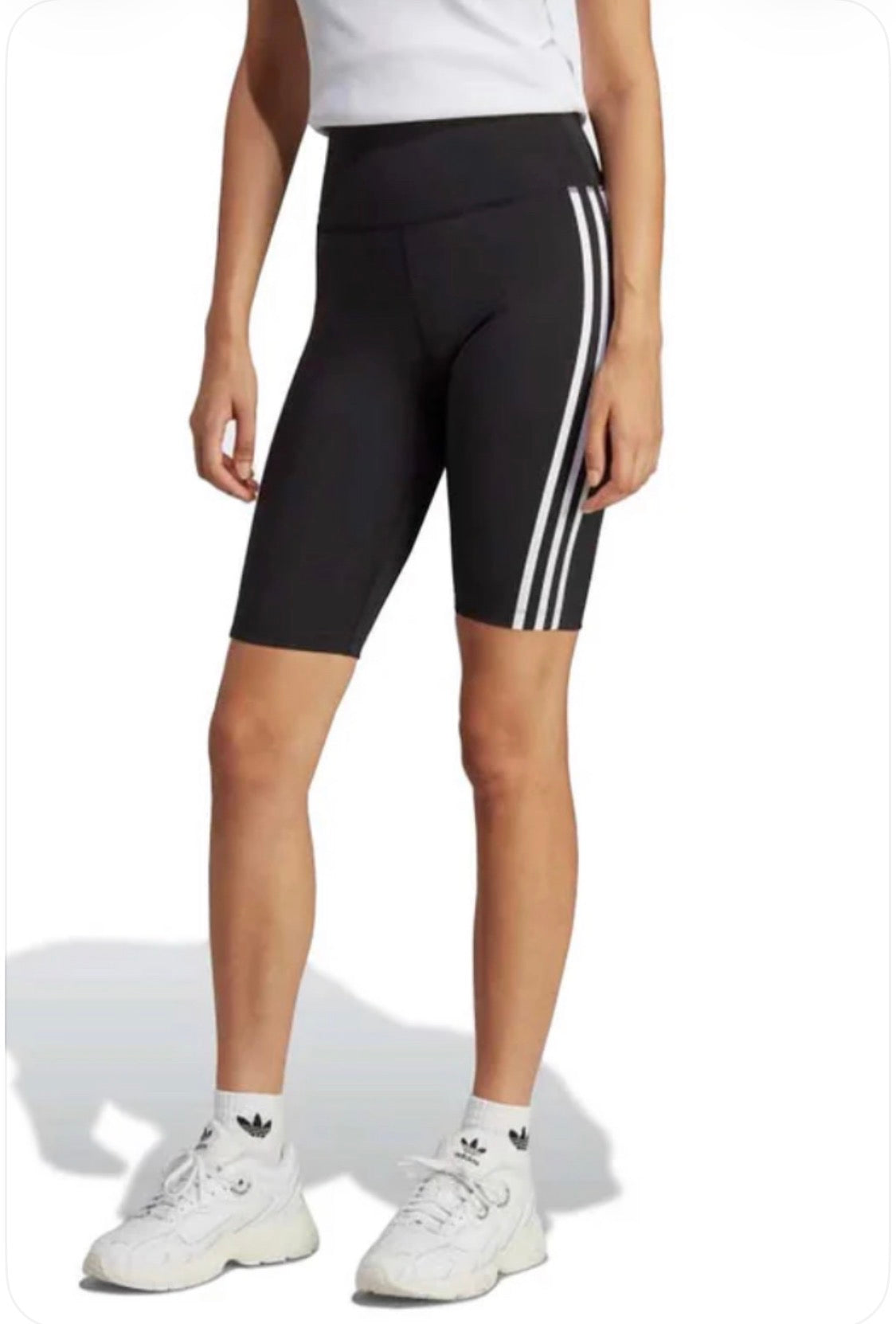 🤩 Cuissard Adidas : tissu sport Taille haute neuf ! S/ femme fit stretch .
