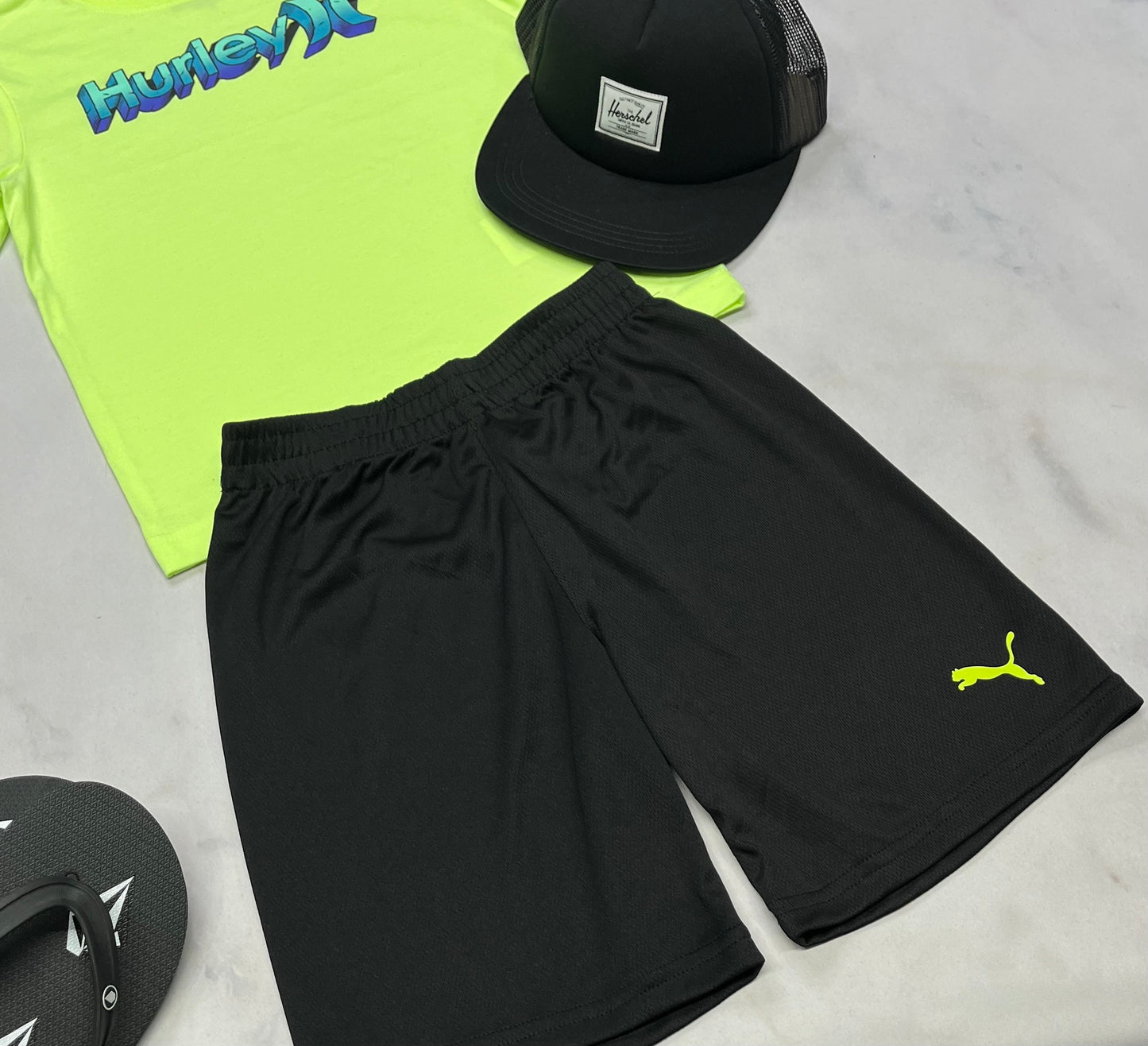 ☀️ Bermuda: Puma en tissu de sport 6 ans garçon neuf !