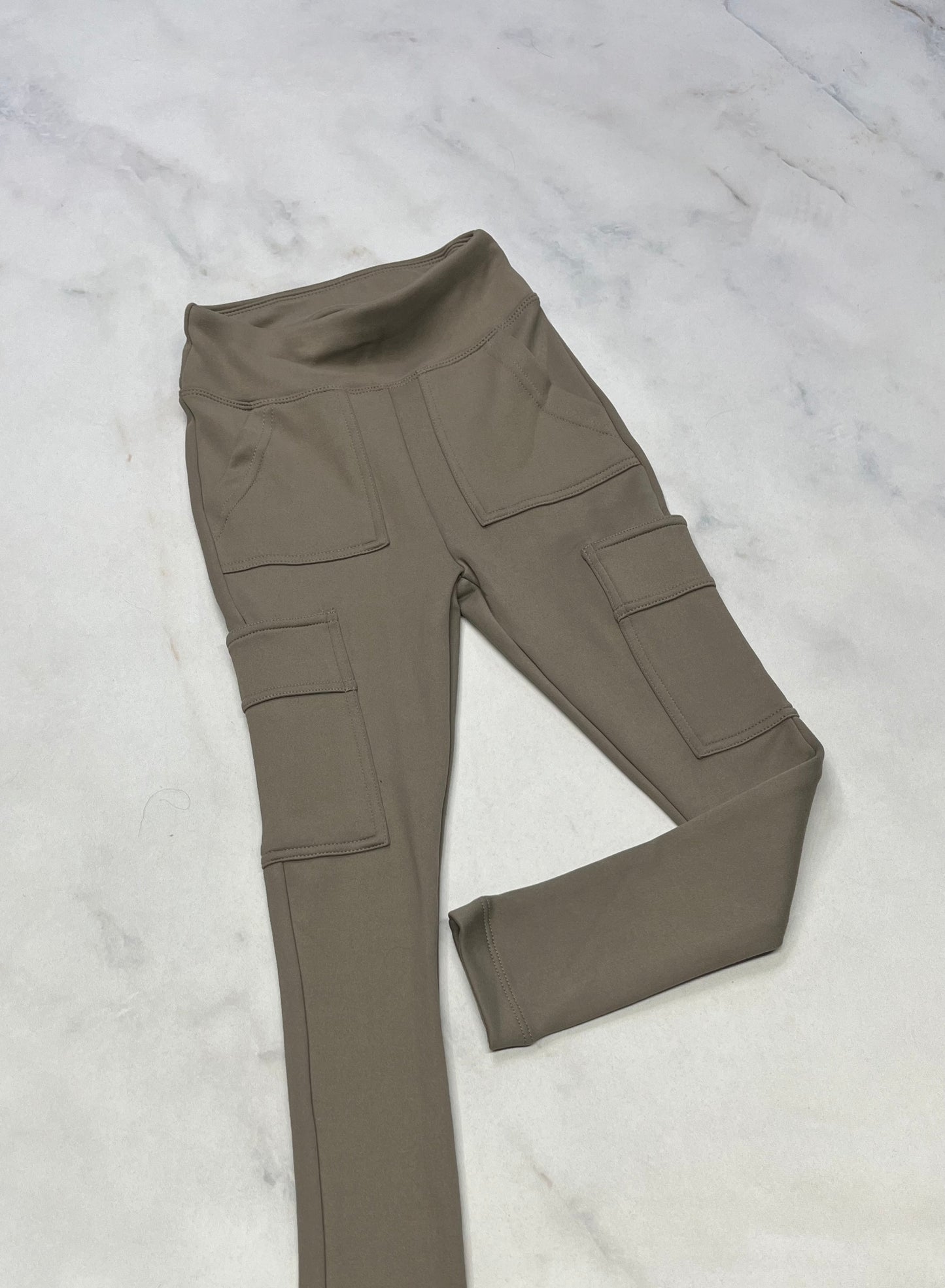 Skinny : Jegging cargo stretch taille haute . Neuf ! 6 ans fille .