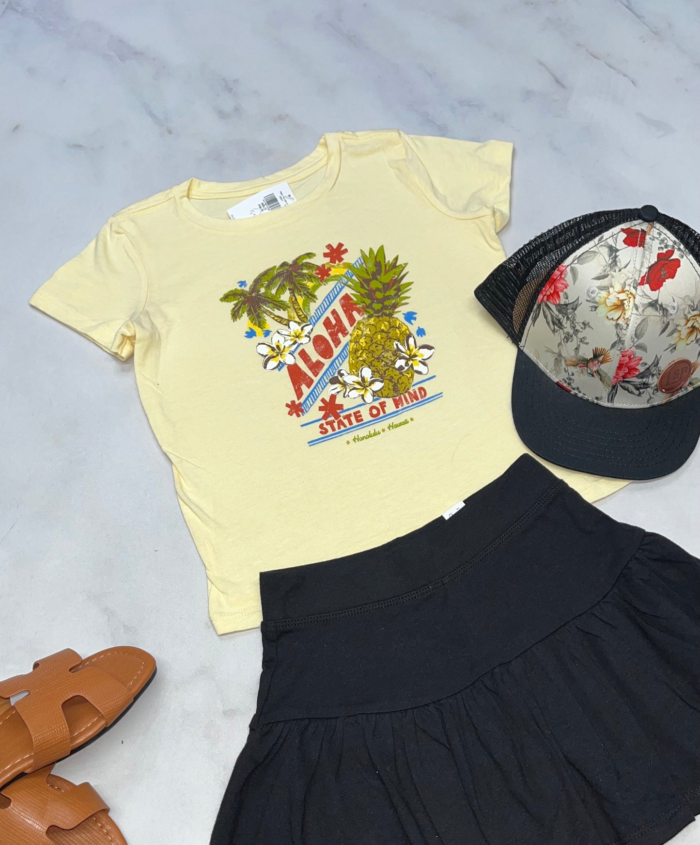 🌴 Manche courte :  soft confo fait 5-6 ans fille neuf !