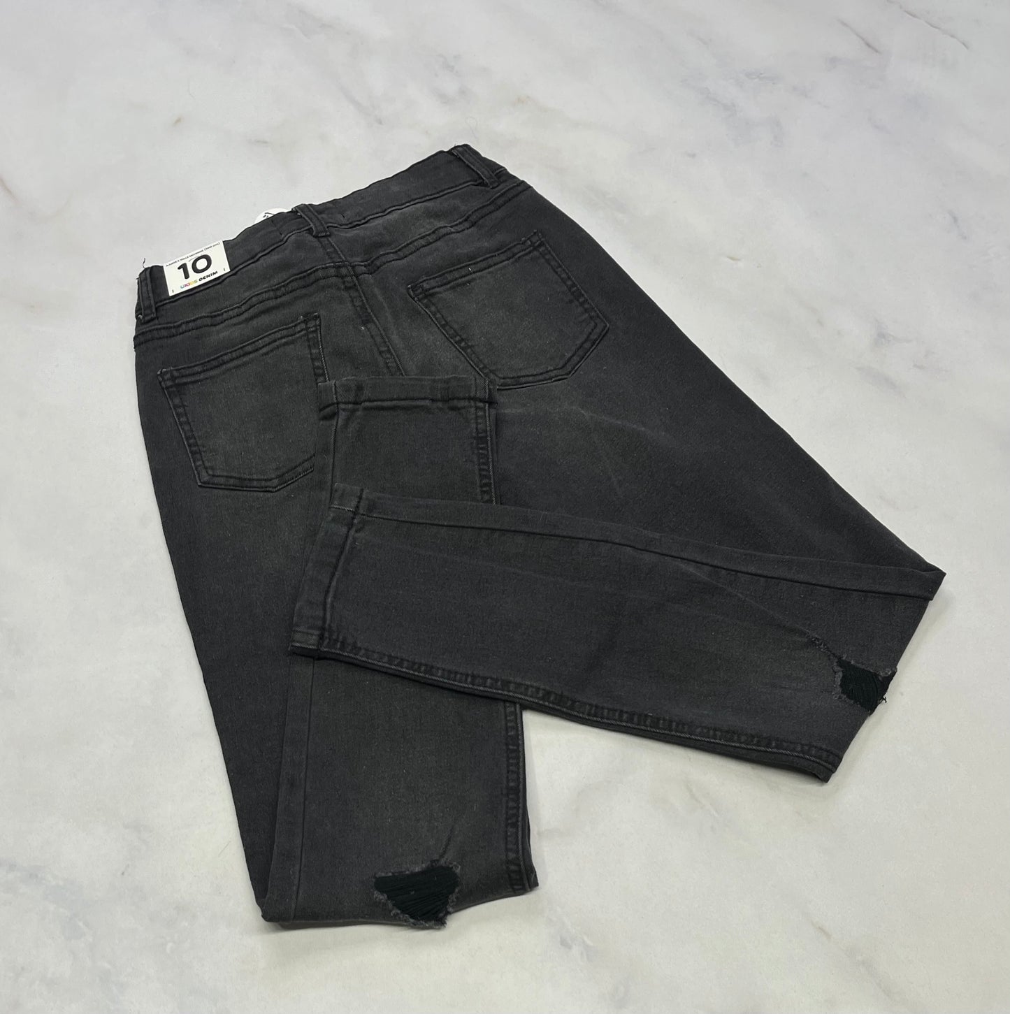 Skinny : jeans stretch 10 ans fille neuve .