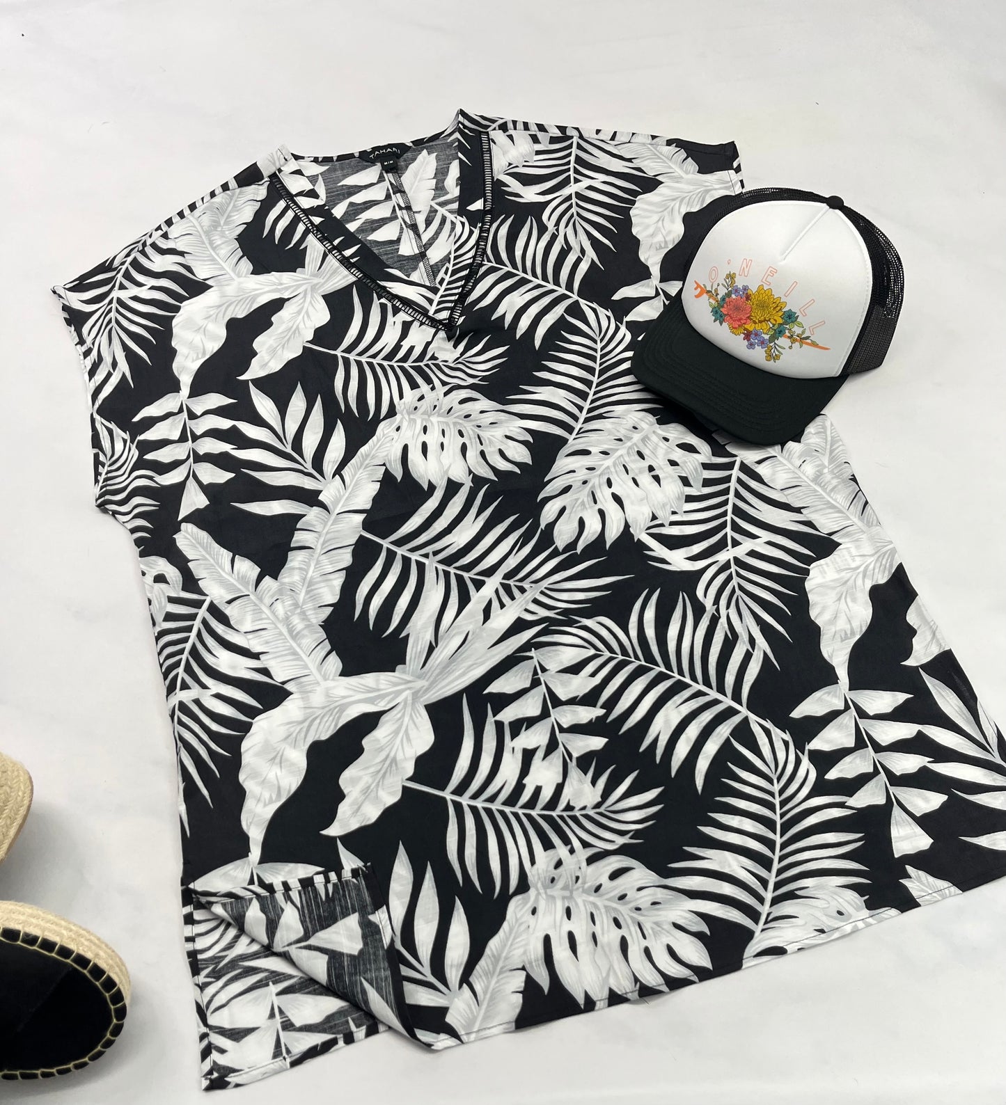 🌿 Cache maillot : M/ femme tissu léger neuf !