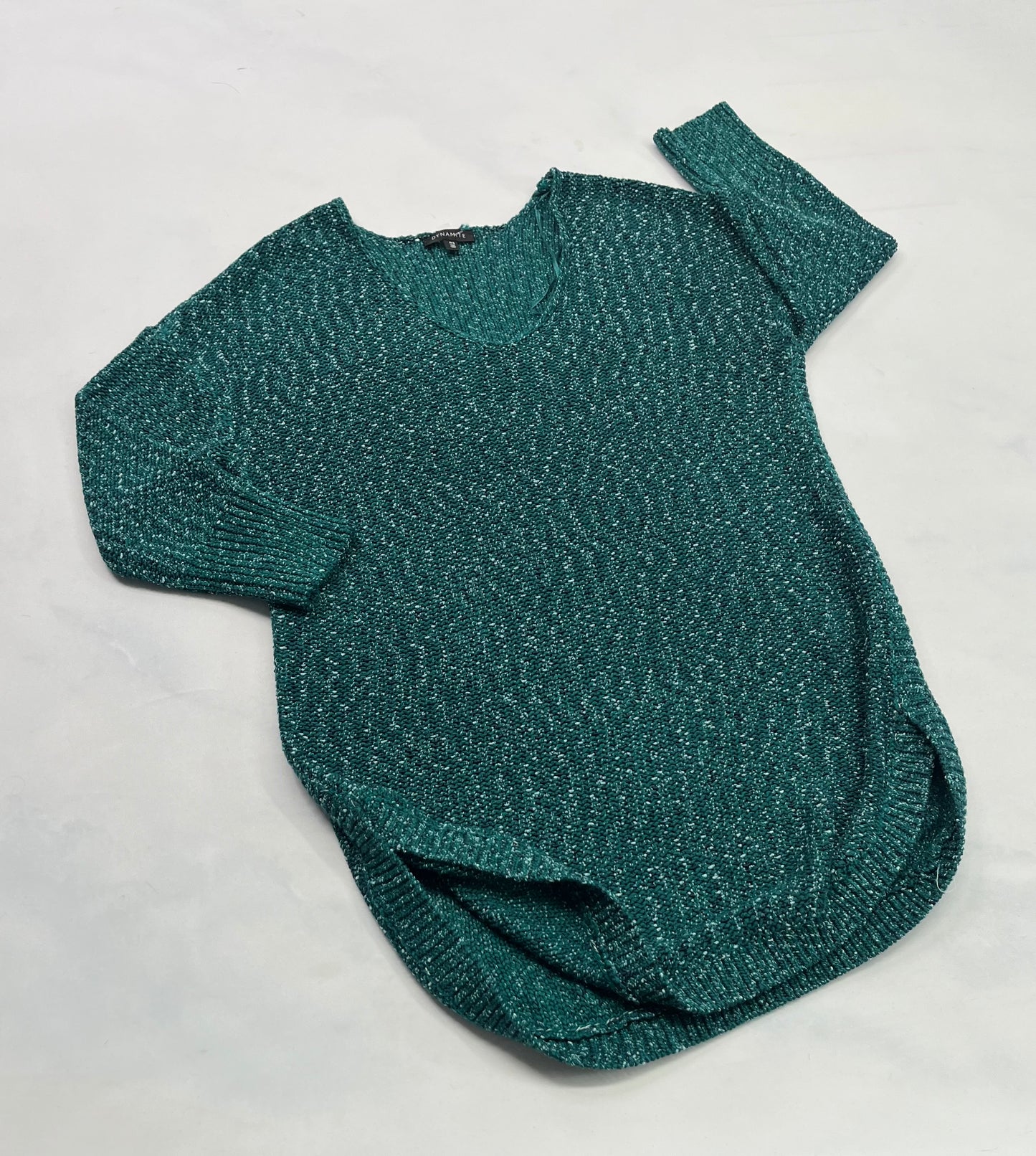 Dynamite : Tricot manche 3quart stretch fait S/ 4 ans femme comme neuf!