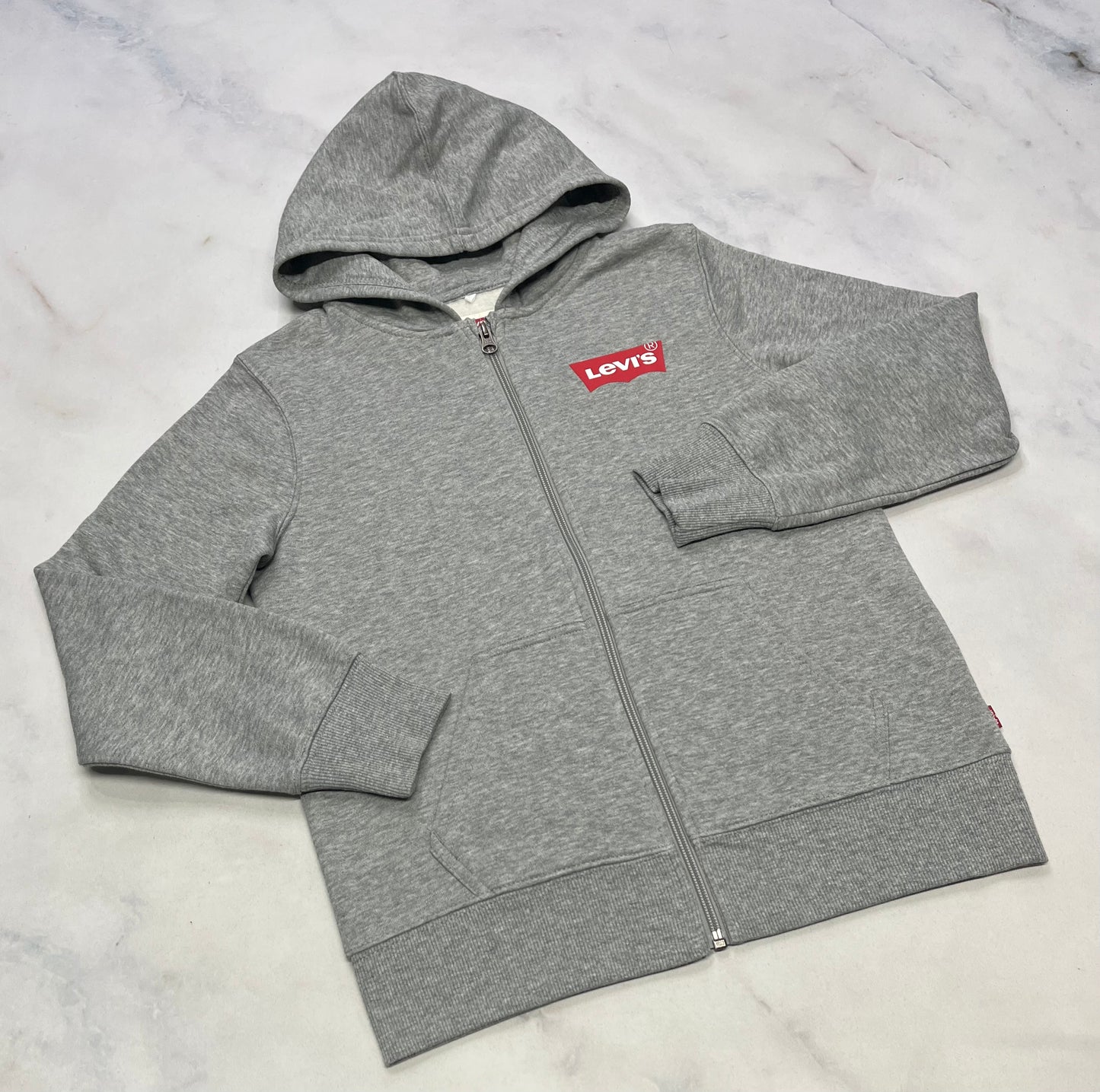 Veste zip : LEVIS en ouaté tout doux à l’intérieur neuve . 10-12 ans