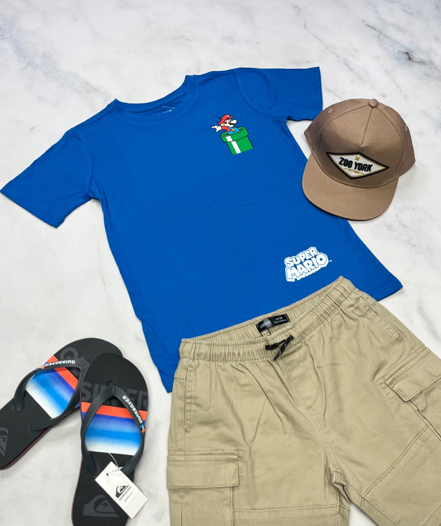 💙 T-Shirt : Mario Bross 7-8 ans garçon neuf !