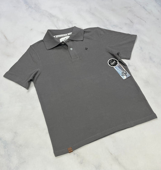 LP: Polo gris texturé neuf !