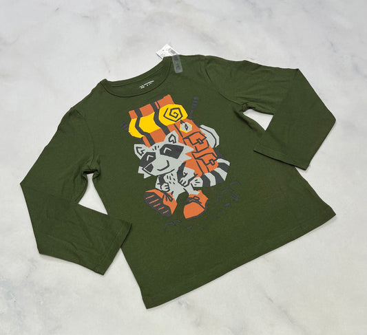 Manche longue : 4 ans vert neuf!