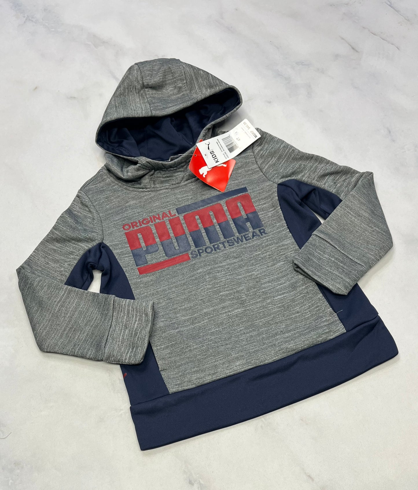 Puma : cagoule sport intérieur en micro polar doux . Neuve ! 4 ans neuve.