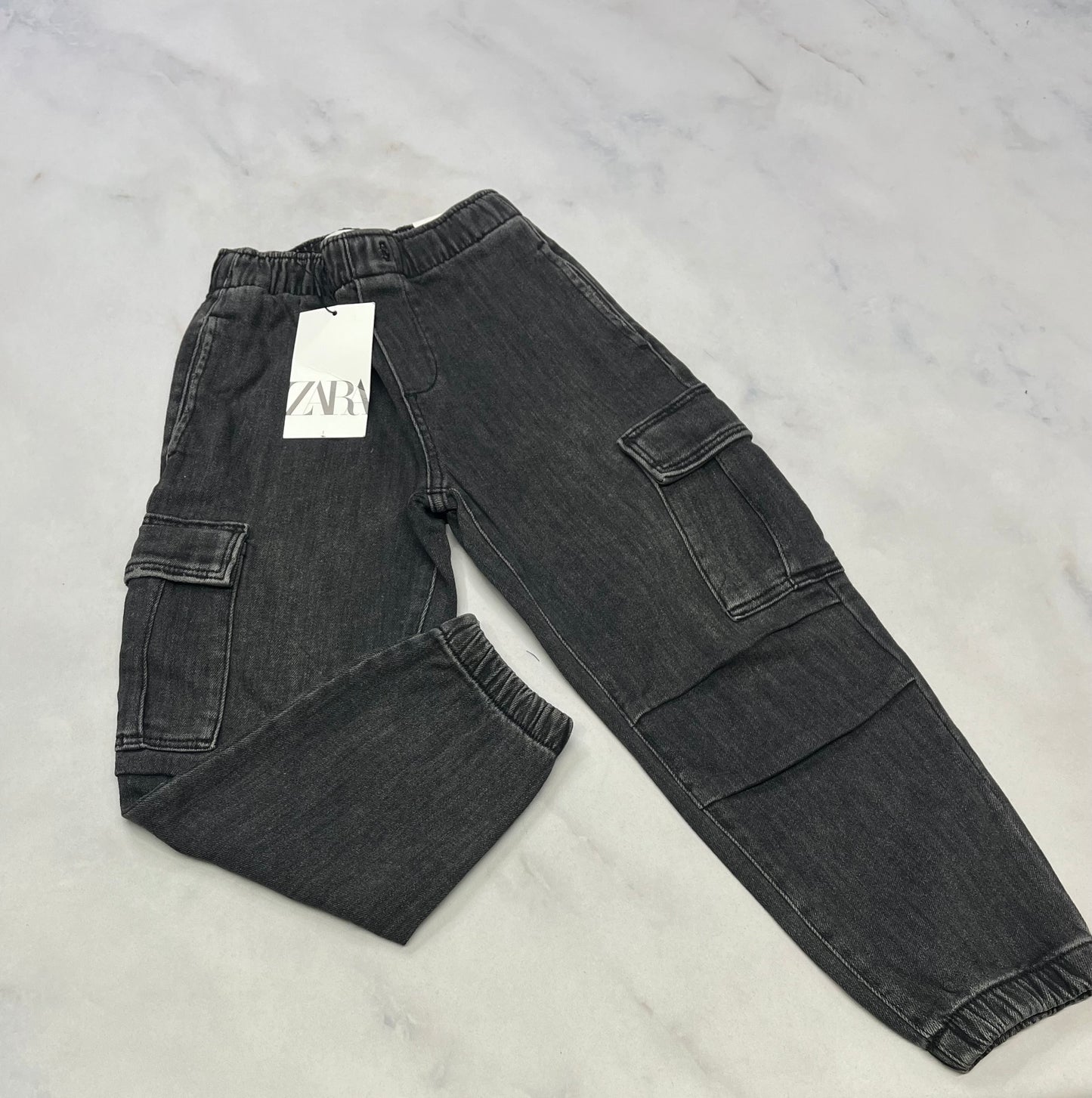 ZARA : jeans cargo + 5-6 ans