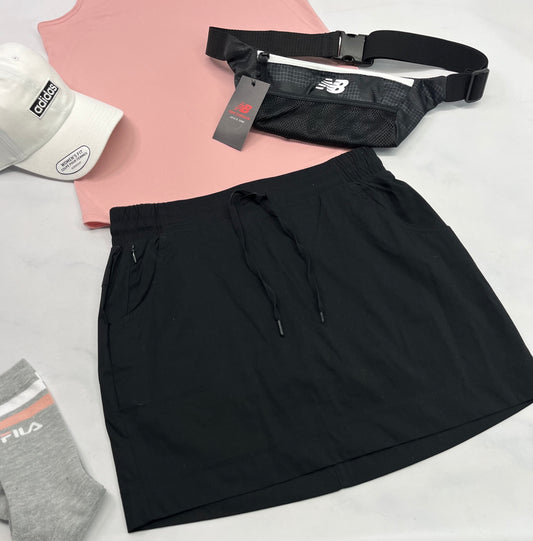 ☀️ Jupe : avec sous cuissard intégré en tissu de sport Small femme neuve .