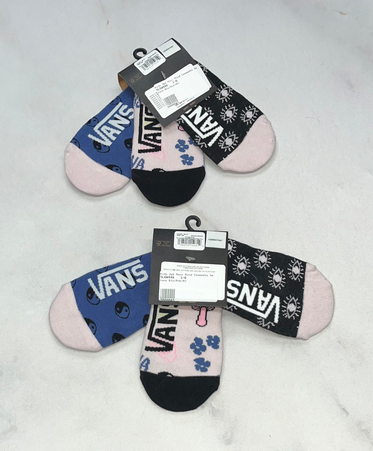 💕2 lots : de 3x Bas VANS neuf ! Fait pour  fille 7-8 ans .