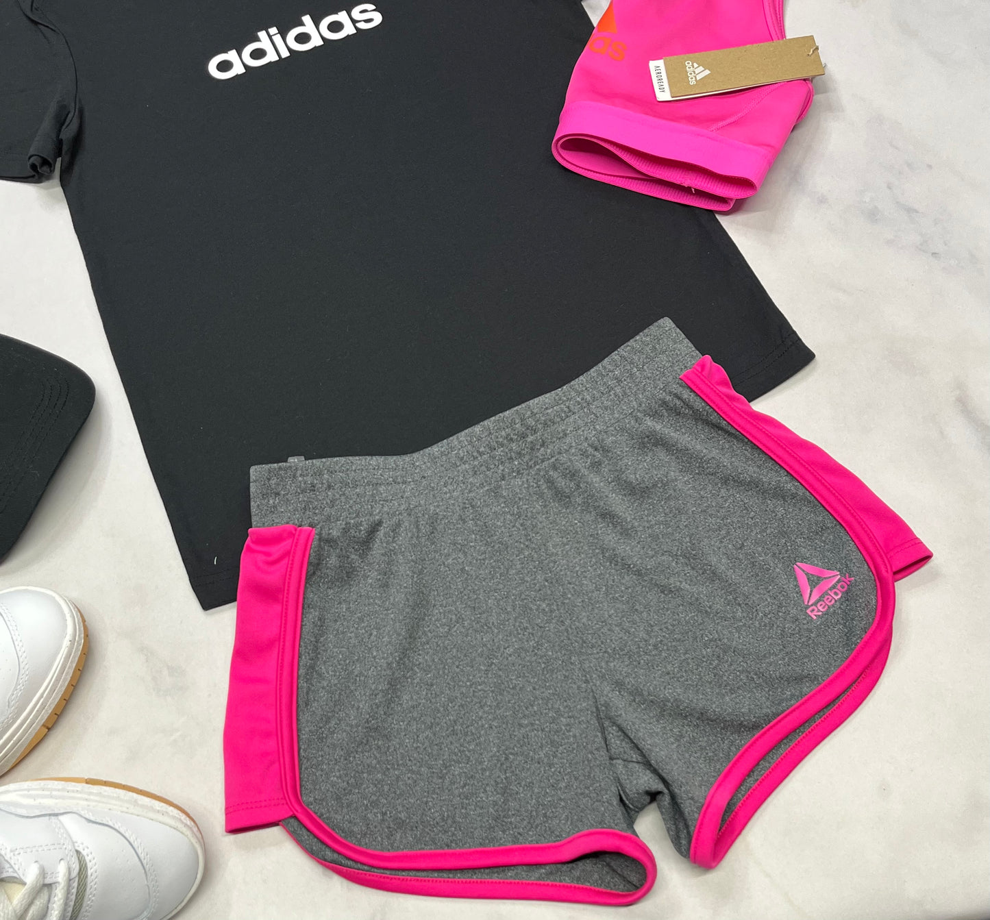 💕 Short Reebok : tissu sport stretch 12 ans fille comme neuve !