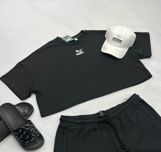 😍 Manche courte : en ouaté Puma look écourté souple confo . Peu se porter par dessus une camisole ou même ou robe dété . XXL/ femme coupe confo .