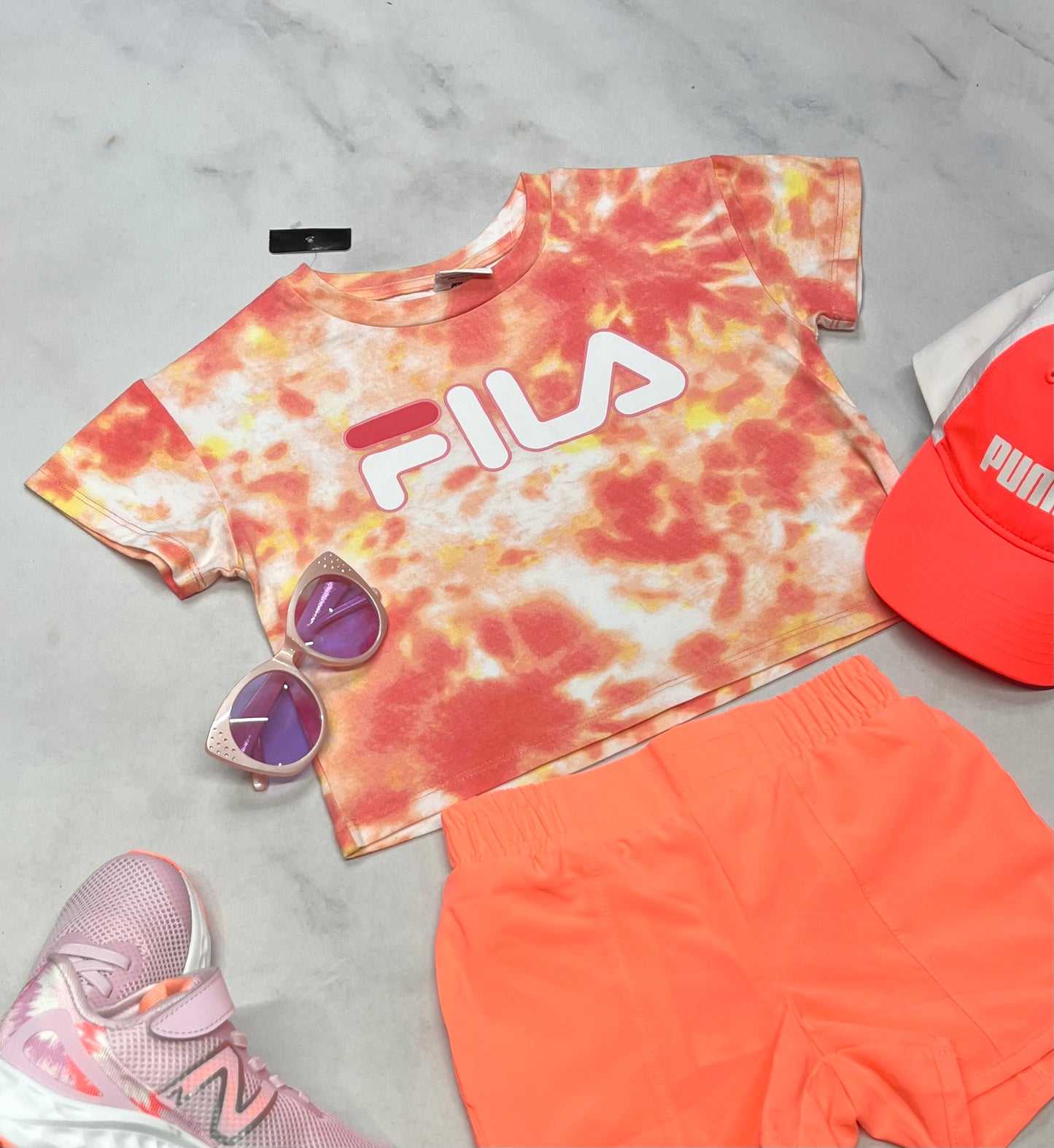 ☀️ Manche courte : Fila fait 5-6 ans fille neuf !