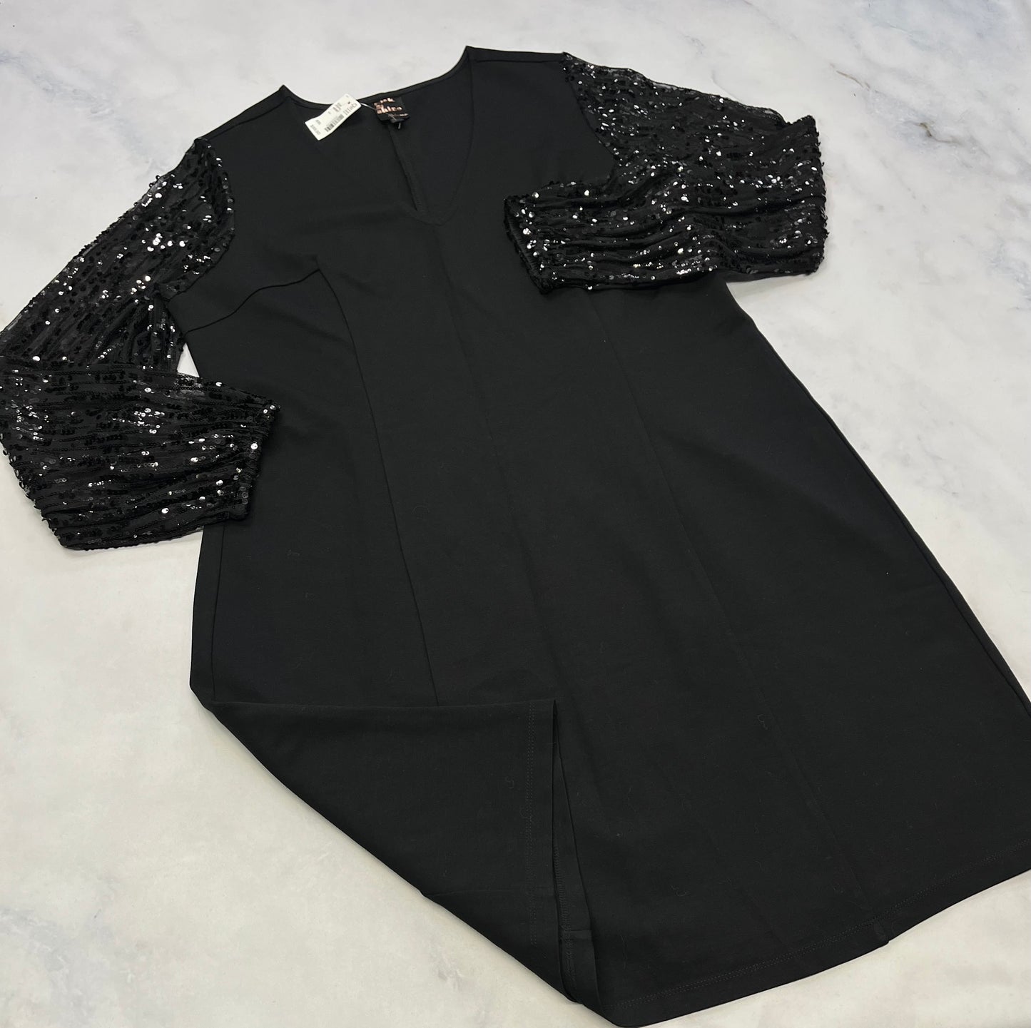 Robe Reitman : Incroyable. Beau tissu extensible manche brillante souple . XXL (fait XL/ femme ) neuve .