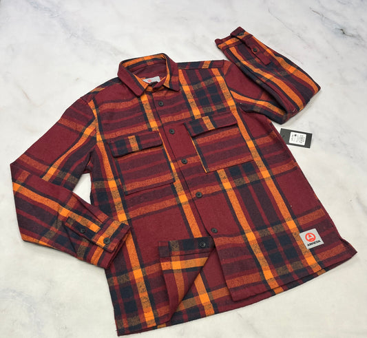 Surchemise : Amnésia tissu plus épais neuve . ( bourgogne )6ans 7-8ans 10-12 et 14 ans dispo.