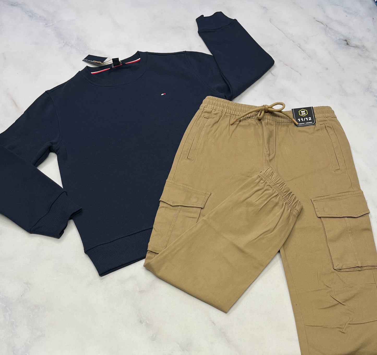 Duo neuf ! Tommy + Jog. Cargo West. 10-12 ans