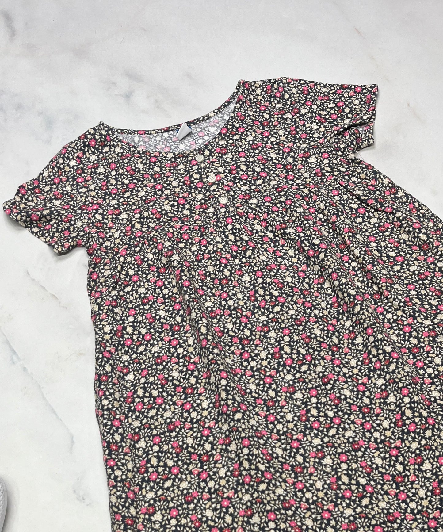 🌷Robe : 8 ans fille fleurie souple confo neuve !