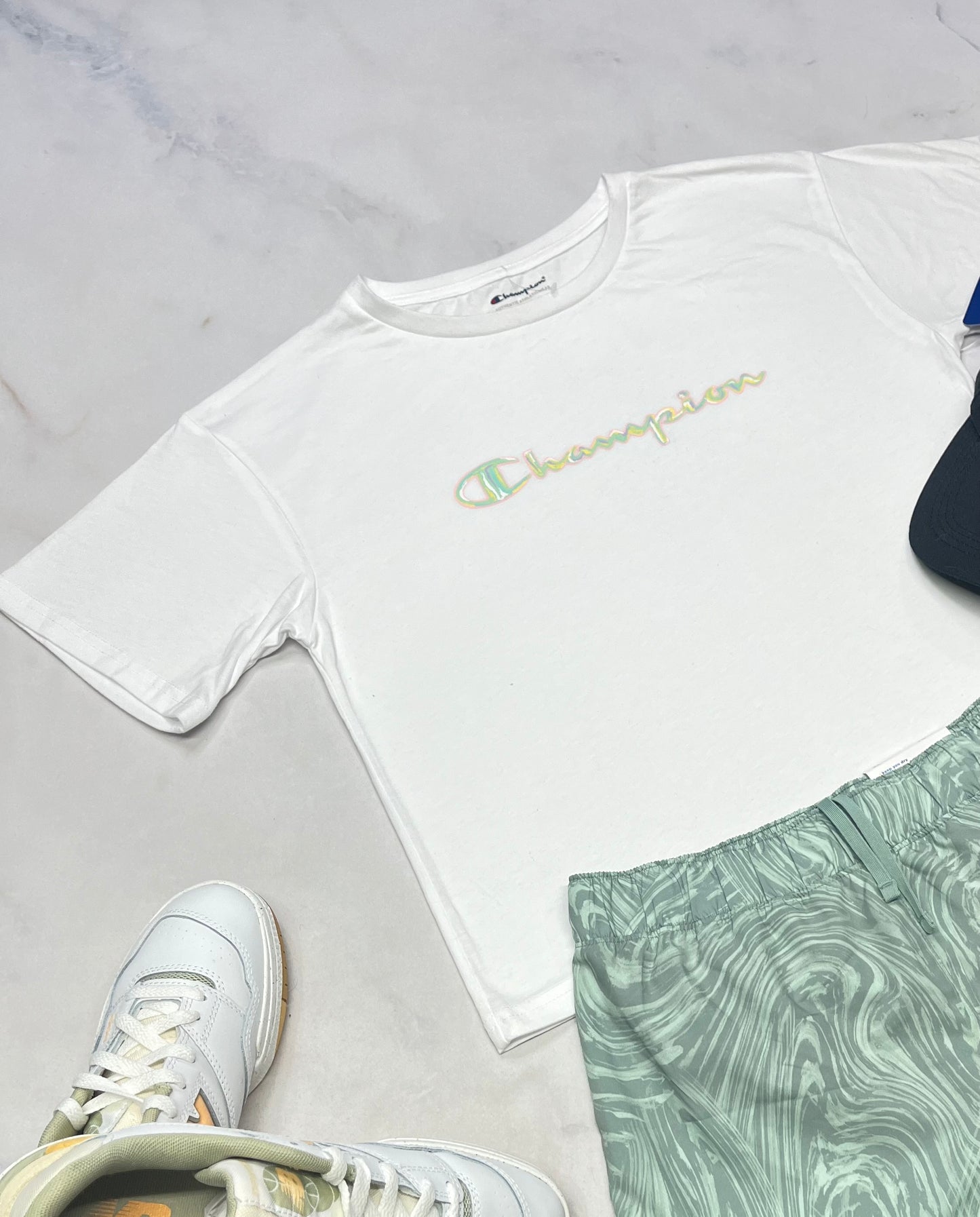 🌿 Manche courte : Champion soft 14-16 ans fille neuf !