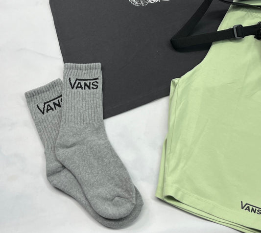 🍃1 paire de bas gris : VANS O/S femme neuf ! Coussiner confo .