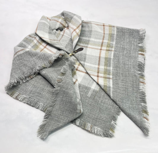 ..Par dessus : Look puncho O/S fait small pour être lousse comme neuf !