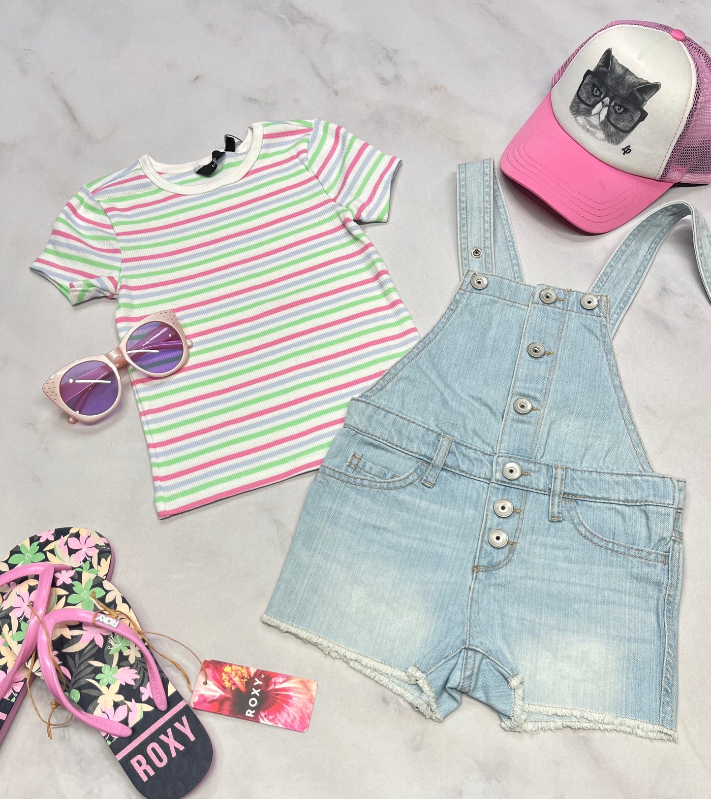 💕 Manche courte : RIB texturé stretch 4 ans fille neuf !