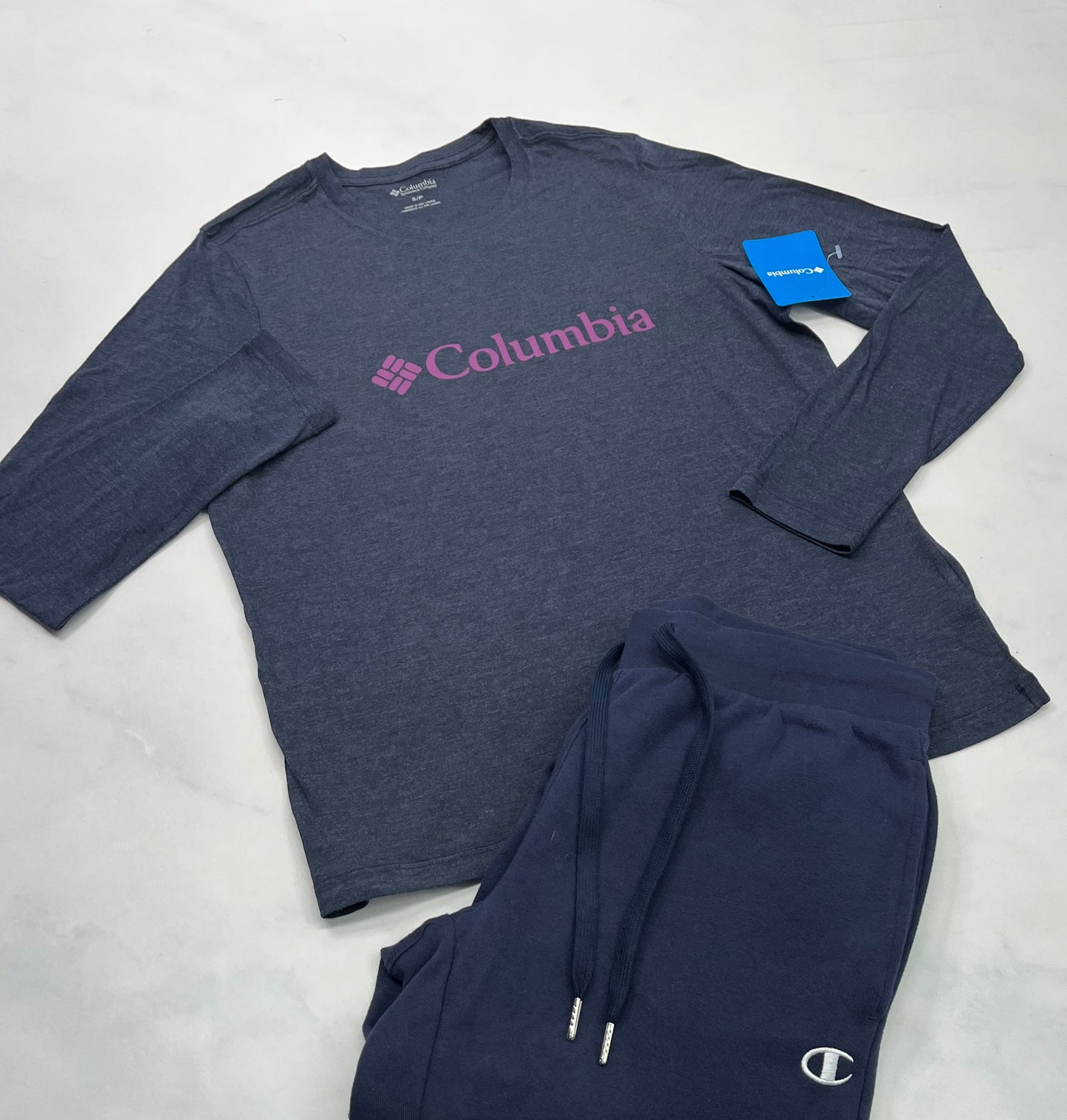 DUO : Columbia + Champion small femme
