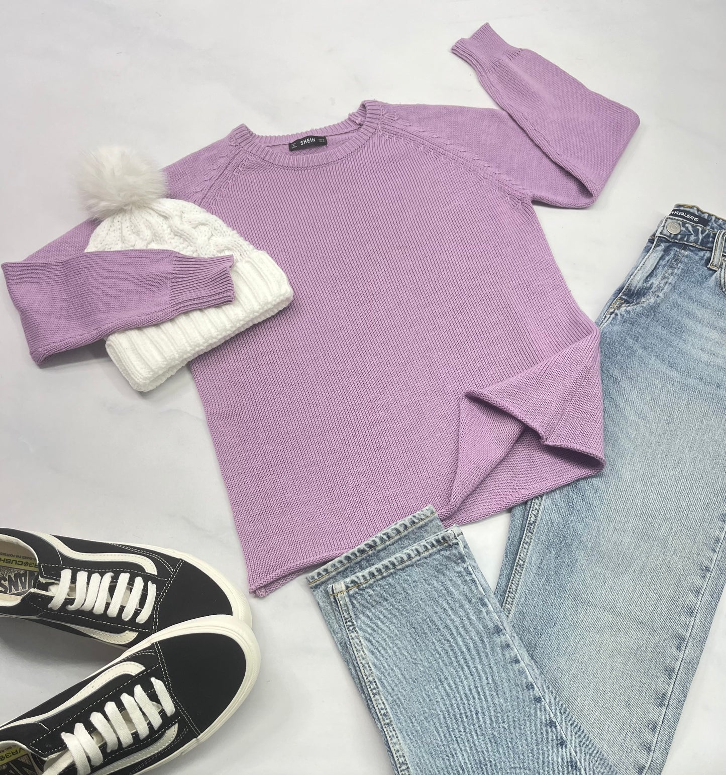 💜Tricot Shein : Fait S(4 ans femme ) comme neuf !