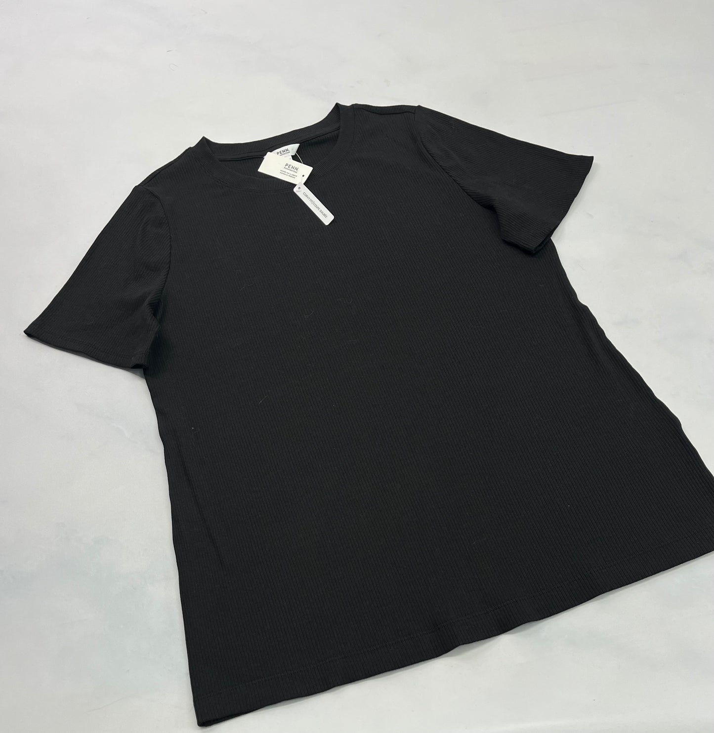 Manche courte : Penn tissu rib .XL stretch moulant texturé neuf!