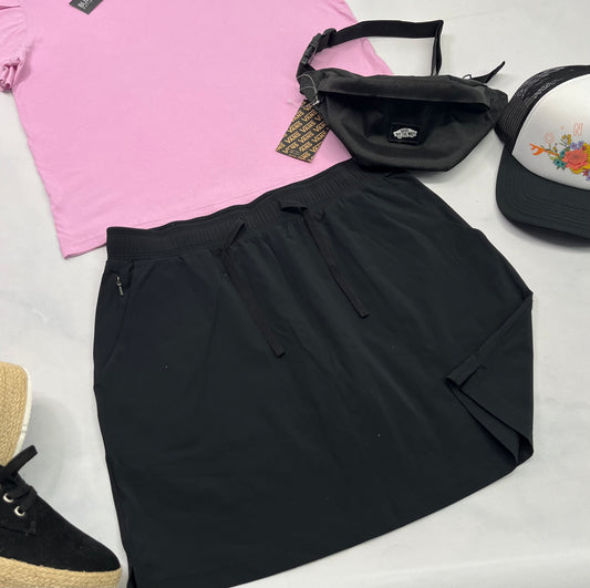 💕 Jupe : short intégré en tissu de sport stretch S/ femme neuve .
