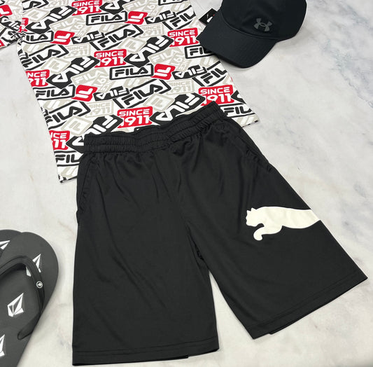 🤩 Bermuda Puma : tissu sport 14-16 ans garçon état neuf !